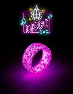 New Magic Forest Glow-in-the-Dark Crackle Ring