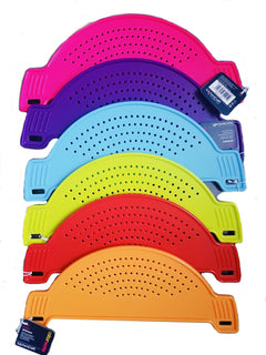 Pot Drainer Strainer Sieve Half Moon Pot Pan Plastic Kitchen Colander Colander