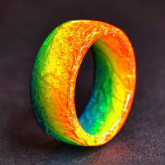 New Magic Forest Glow-in-the-Dark Crackle Ring